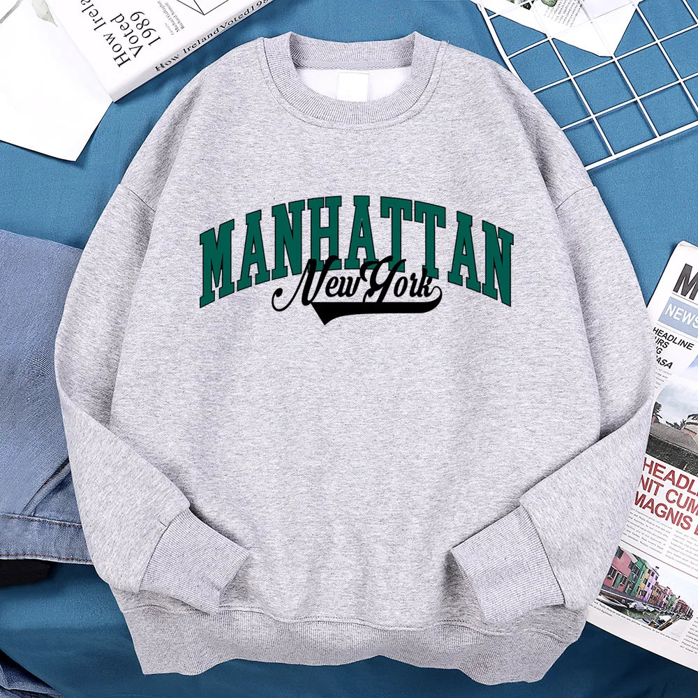 New York Manhattan Letter Sweatshirts Men Fur-liner Fleece Sweatshirt Minimalism Style Hoodie Flexible Comfort Hoodies Clothing New York Manhattan Letter Sweatshirts Men Fur-liner Fleece Sweatshirt Minimalism Style Hoodie Flexible Comfort Hoodies Clothing